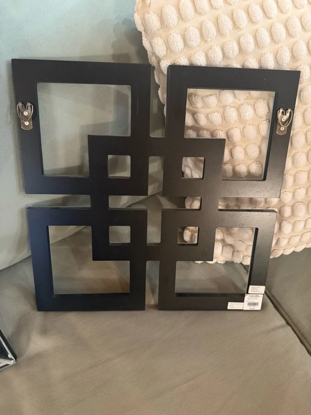 Z Gallerie set of three Allston Decorative Geometric Wall Mirrors - Picture 5 of 8